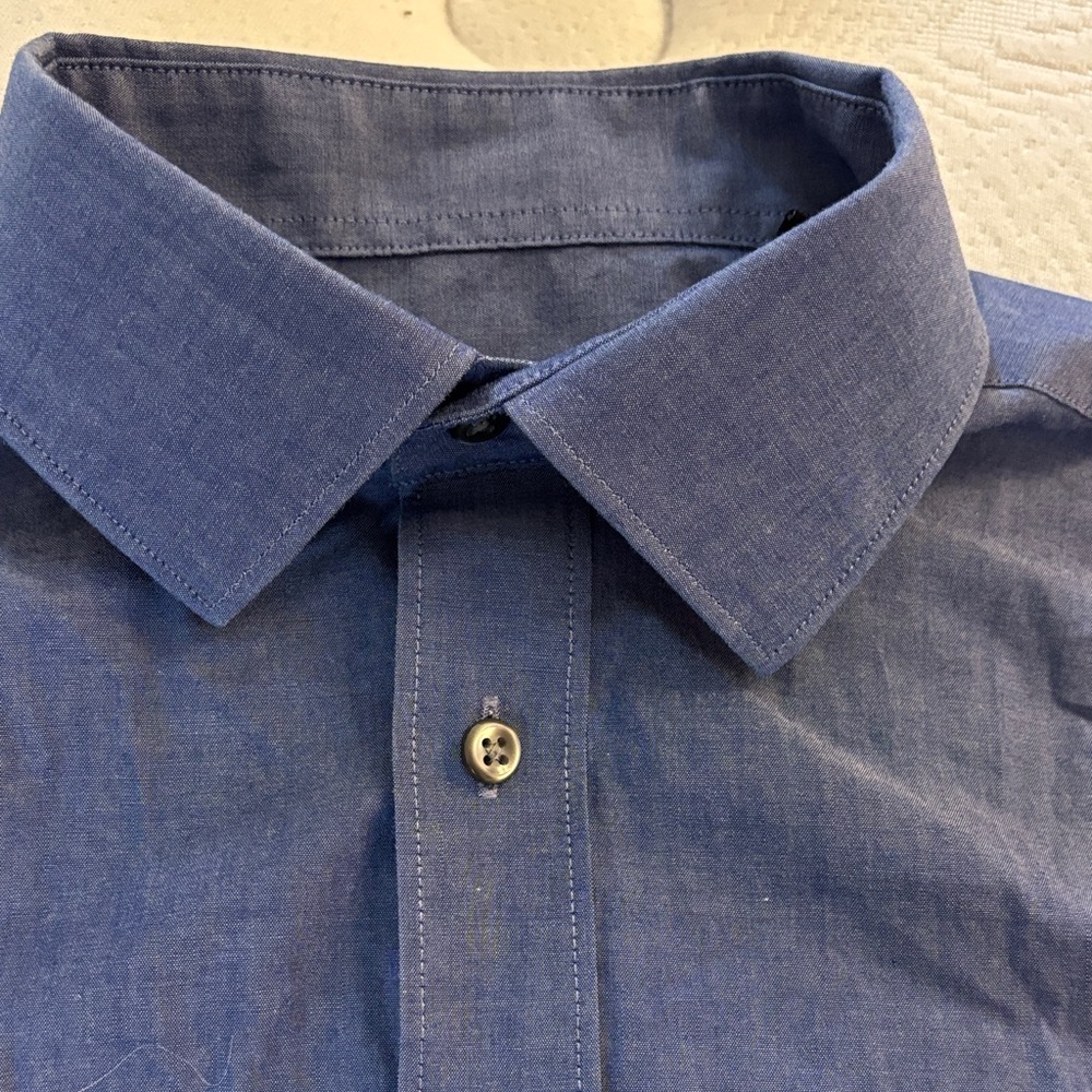 William Rast Light Blue Slim Fit Shirt (summer weight)